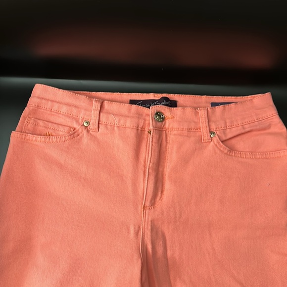 Orange Gloria Vanderbilt Amanda Jeans—Size 8 Short - Picture 2 of 8